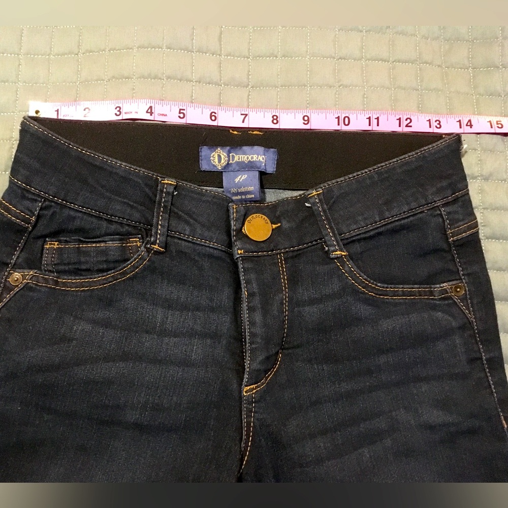 Democracy “Ab Solution” boot cut, dark wash 4p